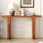 Elegant 60"W Narrow Console Table Hallway Foyer Table-1589758102