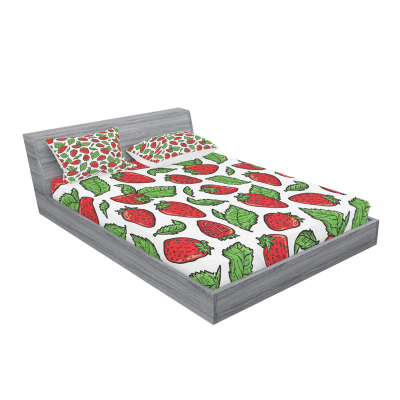 Microfiber Sheet Set, Full/Double Sheet Set with Fitted Sheet