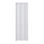 Armoire industrielle en métal blanc classique avec tringle, idéale pour l'organisation de la chambre à coucher