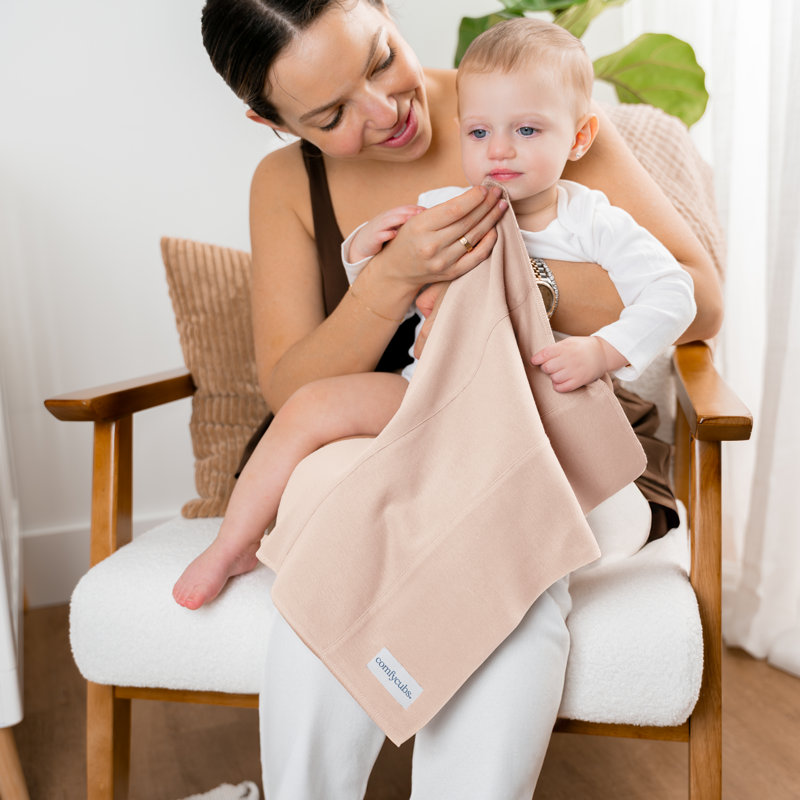 Cotton Burp Cloths 100% Cotton Bath Towels, Blush