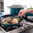 Green Diamond Ceramic Nonstick Frypan, 12"