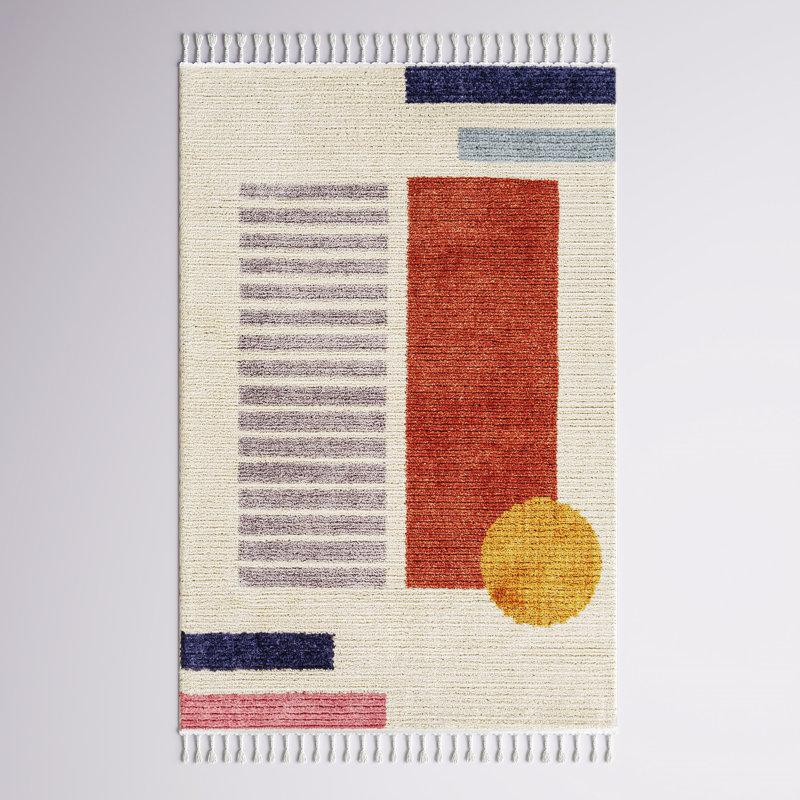 Amiyrah Geometric Indoor Rug, Rectangle 9'2" x 12'