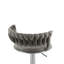 Andraya Swivel Upholstered Adjustable Height Counter Stool with Metal Frame-136914442