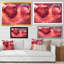 Red Glitter Sparkle - œuvre d'art sur toile Glam-1088644386-1088644389