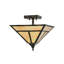 2 - Light Semi Flush Mount