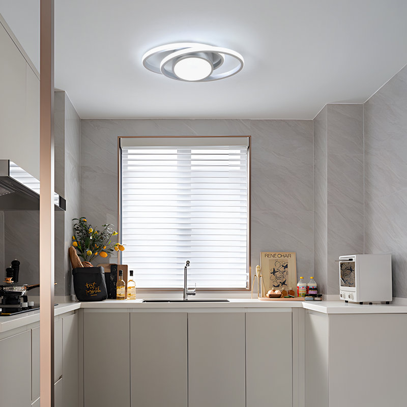 Modern Oval LED 39W Flush Mount Ceiling Light