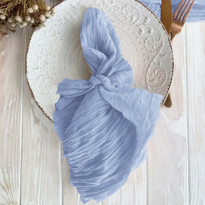 Paquet de 100 serviettes de table en étamine 20 x 20 pouces Boho