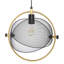 Luminaire suspendu linéaire moderne 1 lumière noir et or 14,625 "L 14,625" Keegon