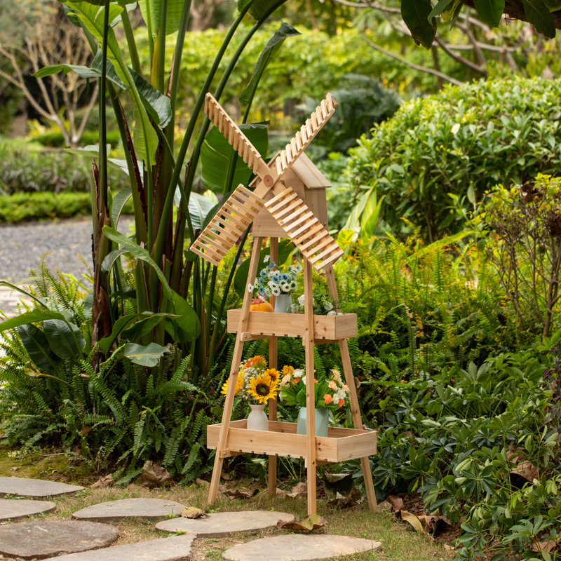 Nellora Wood Plant Stand