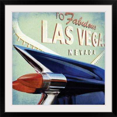 « las vegas mini » par david fischer, affiche rétro