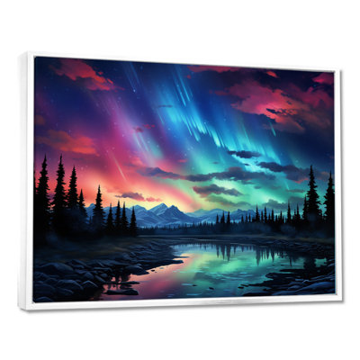 Lumière polaire Canada III sur toile