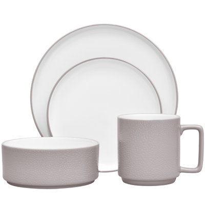 Noritake Colortex Stone 4-Piece Place Setting, Service for 1
