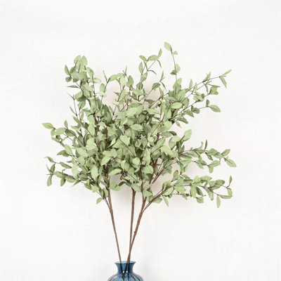 Arrangement floral d'eucalyptus artificiel de 36 po pour vase remplisseur, branche de feuillage de printemps d'automne, longue tige florale en vrac pour le jour de l'Action de grâce