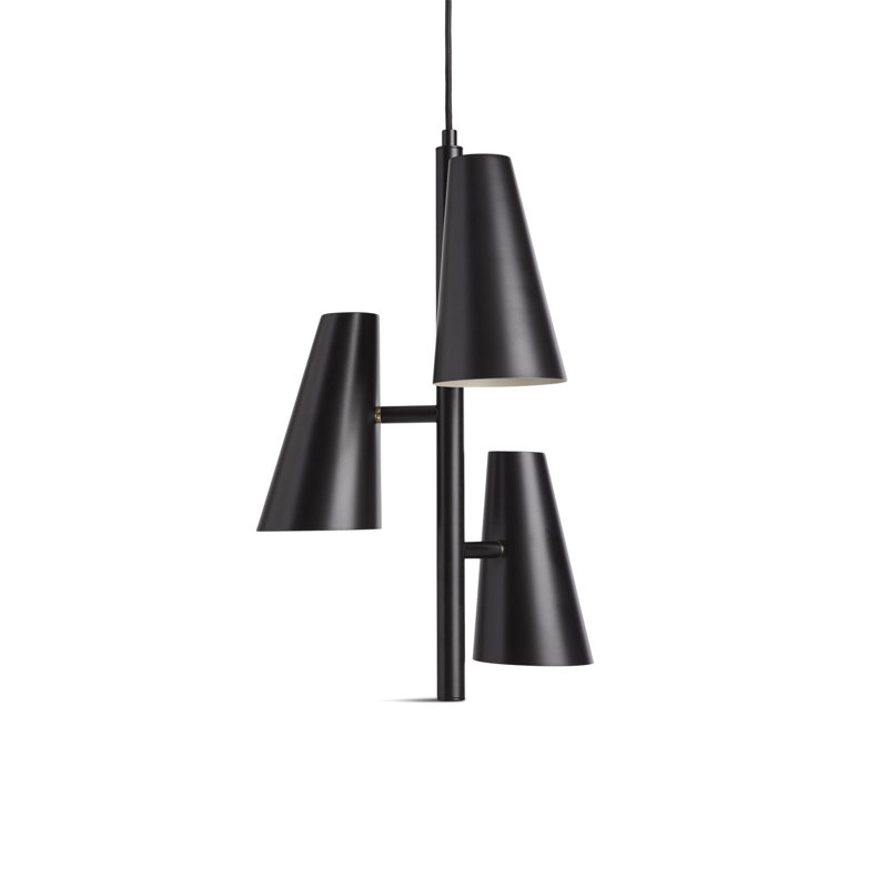 Luminaire suspendu avec 3 abat-jours Cono