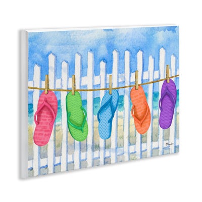 Plaque murale Flip Flop, par Paul Brent