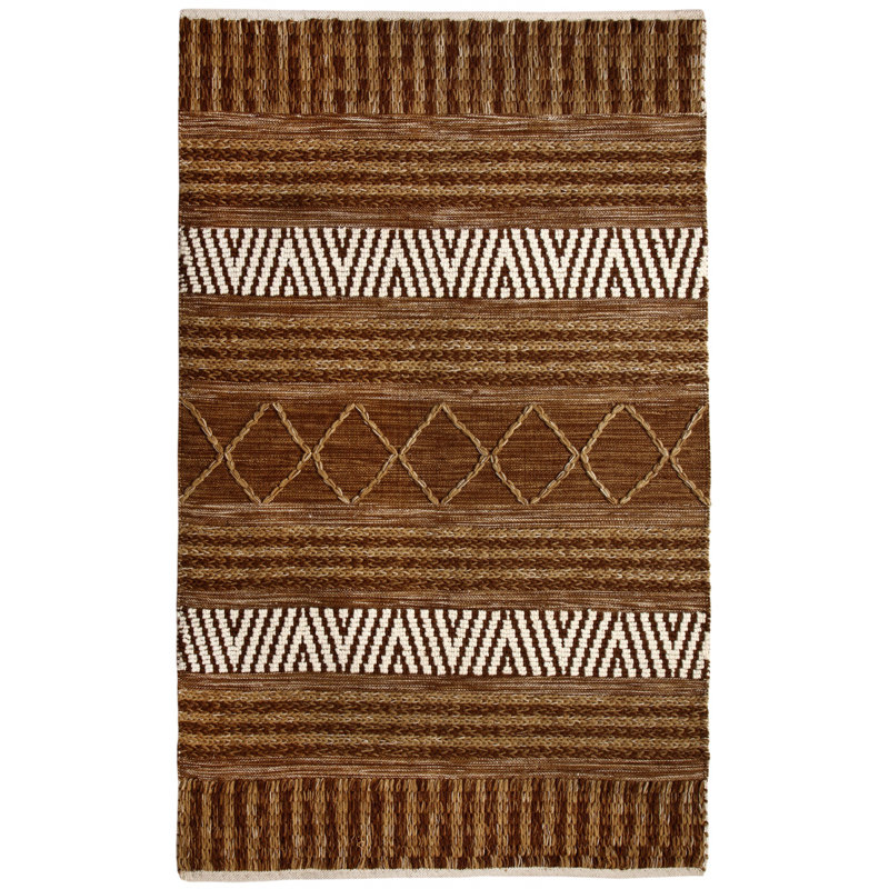 Edwa Wool Ikat Indoor Rug, Rectangle 2' x 4'