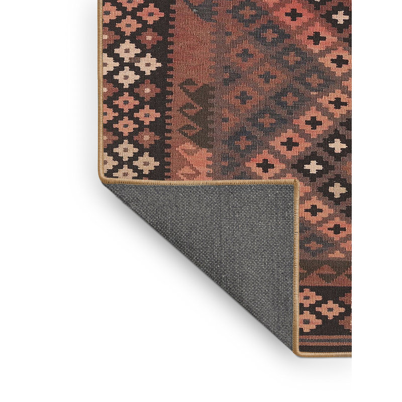 Tapis brun Southwestern, Rectangle 7 pi x 10 pi