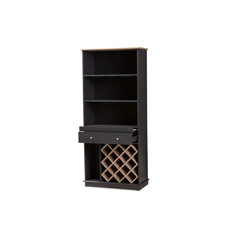 31.5'' Wine Bar, Gray