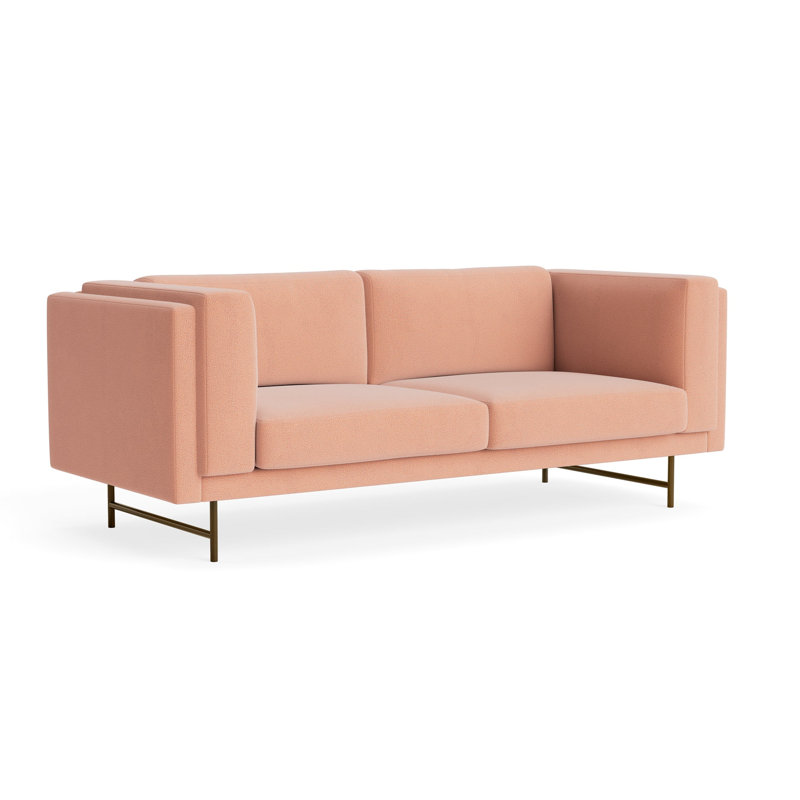 Coffer Sofa, 82, Clay Velvet