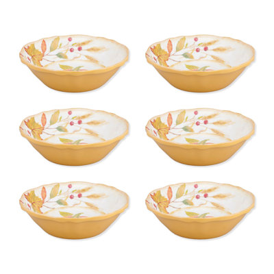 Harvest Pumpkin, 7" Melamine Bowl S6