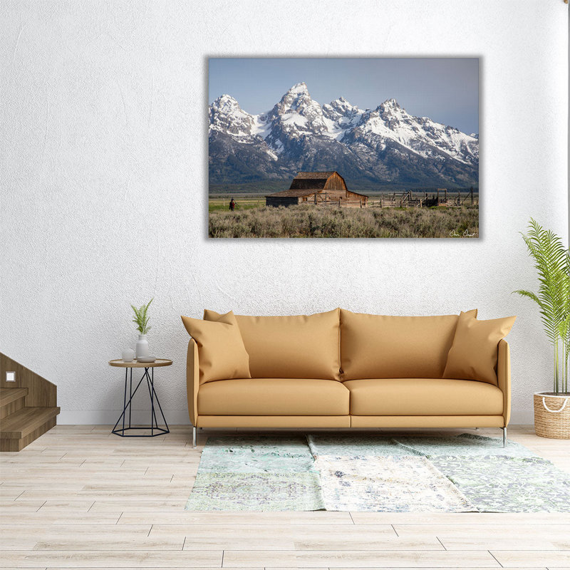«Mountains of Wyoming III», reproduction d'art sur toile, H 16 po x l 24 po