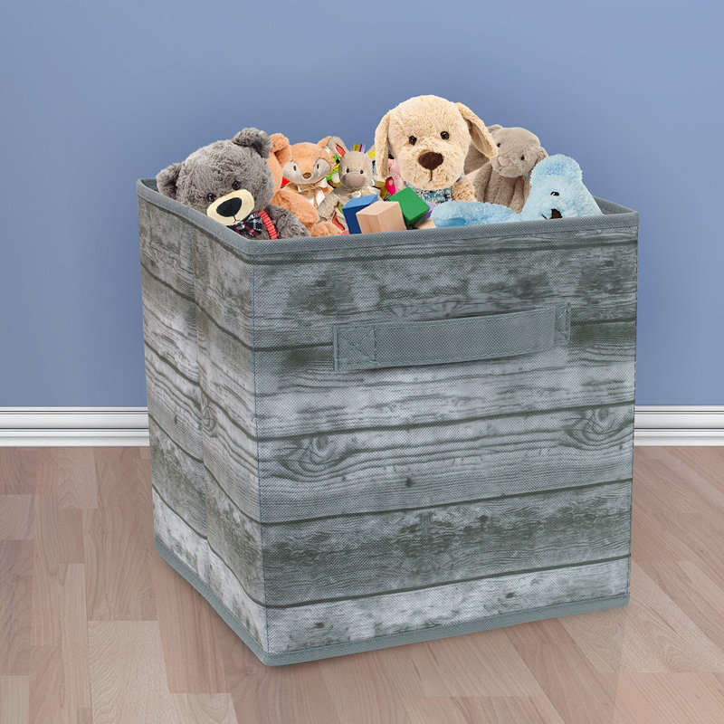 Cube en tissu, Gris