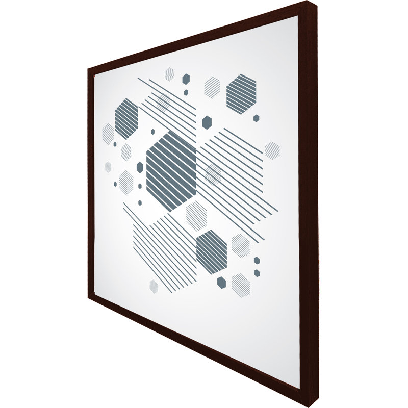 Single Picture Frame Print, 31cm H x 31cm W, Brown