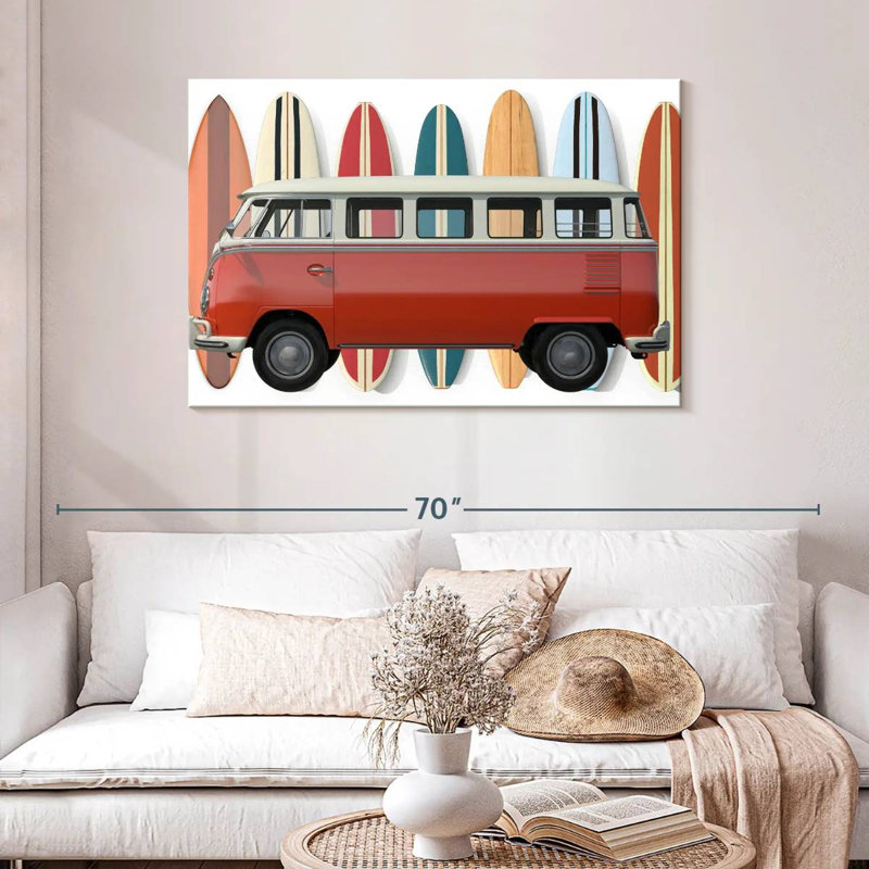 Mehar Surfer Van, 30" H x 45" W