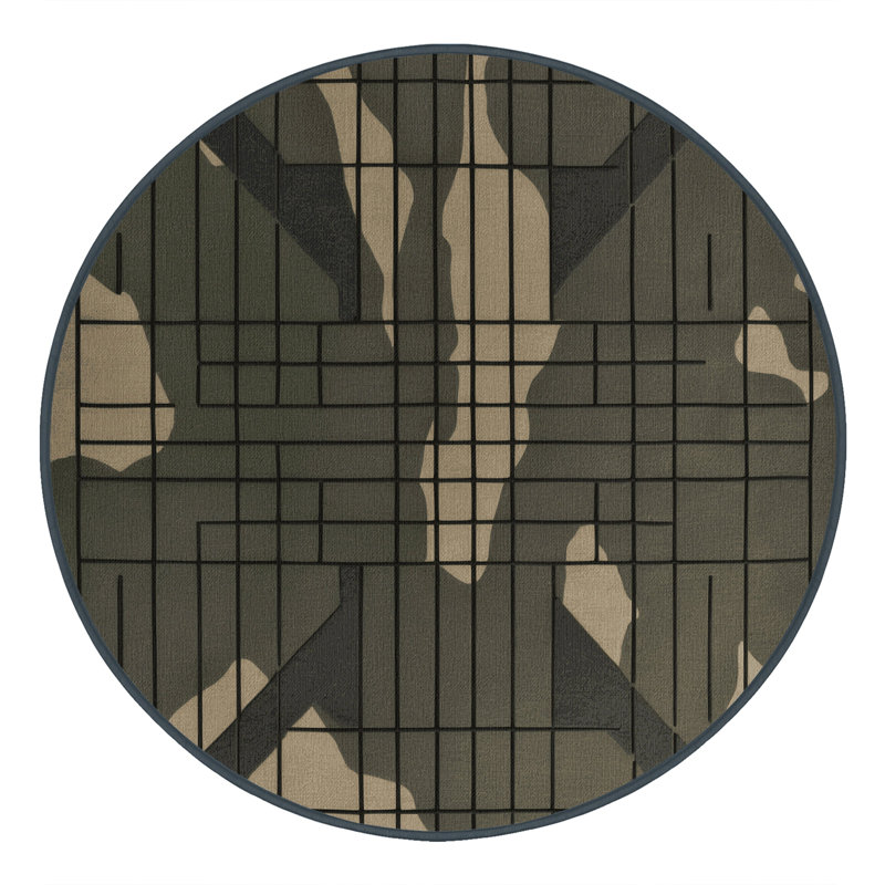 Delta Drift Rug, Round 8'