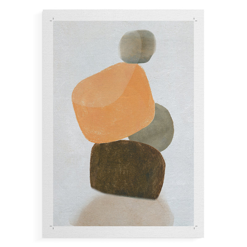 Tangerine Formation II - Impression sur toile seulement - NON-CADRE, H 12 po x l 8 po