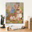 «Bunny In Meadow» par Ashley Bradley, art mural sur toile-224614677