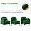 Canapé de style moderne pour l'intérieur, canapé modulaire en forme de L avec repose-pieds, tissu doux, dossier capitonné, mousse à haute densité pour les chambres à coucher, les salons et les coins lecture-914328762