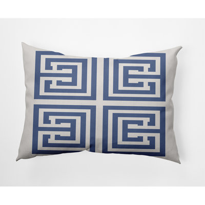 Nantucket Geometric Reversible Throw Pillow