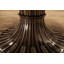 Round Mahogany Wood Dining Table