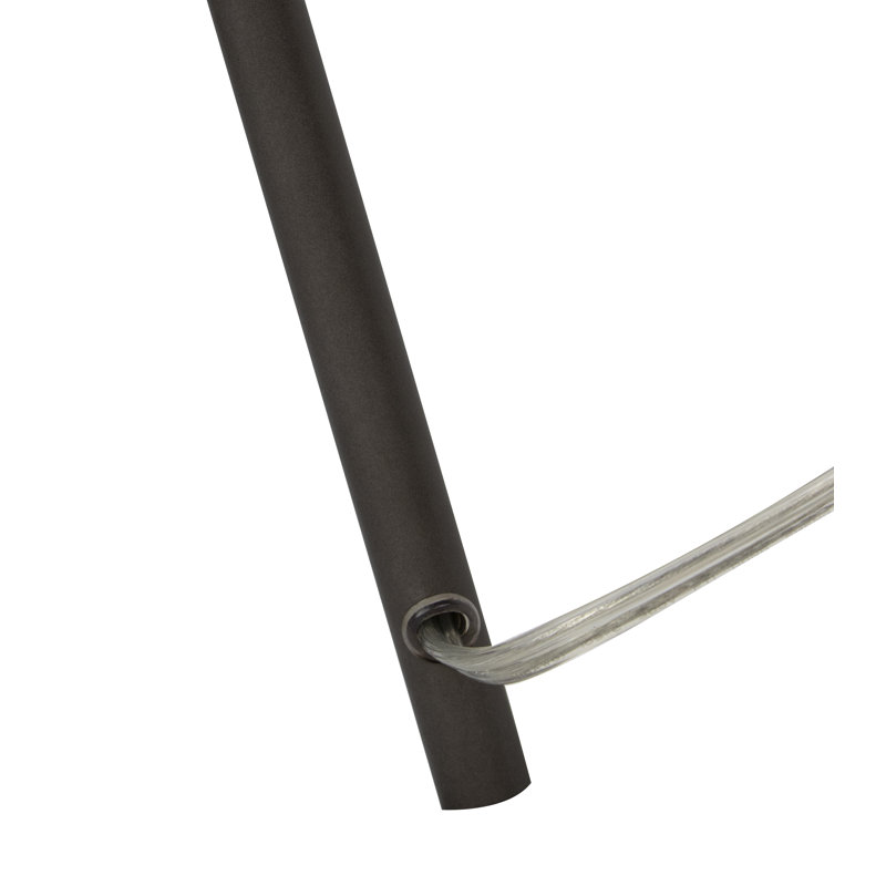 Lampe trépied 62 po Atasia Alberdina, Gris ardoise foncé