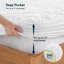 Protège-matelas chauffant en microfibre Serta avec 10 niveaux de chauffage-120242114
