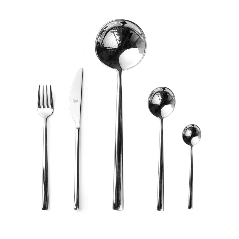 Movida Flatware Set - 49 Pieces - Stainless Steel