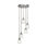 Luminaire suspendu suspendu en grappe 5 lumières Empire