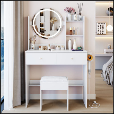 Table de coiffeuse 17 po