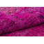 Tapis de couloir moderne fabriqué à la main Fuschia