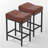 Triplehorn Backless Bar and Counter Stools Upholstered Seat for Comfort, Perfect for Kitchen or Dining Areas-935776920-935776923