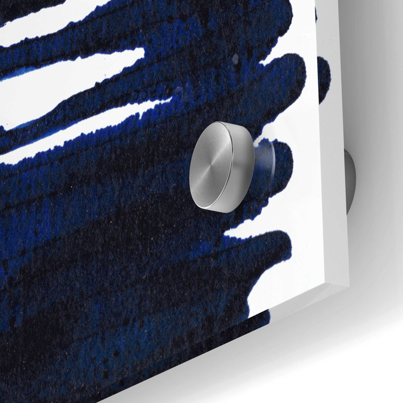 "Indigo Stripes II" par Jodi Fuchs, H 36 po x l 24 po x P 0,2 po