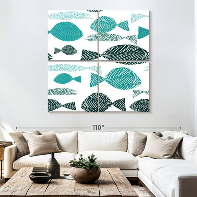 Brampt Abstract Fish School