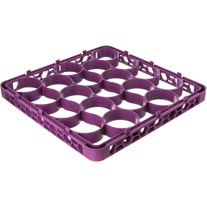 San Jamar Dish, Glass & Flatware Rack, Lavender