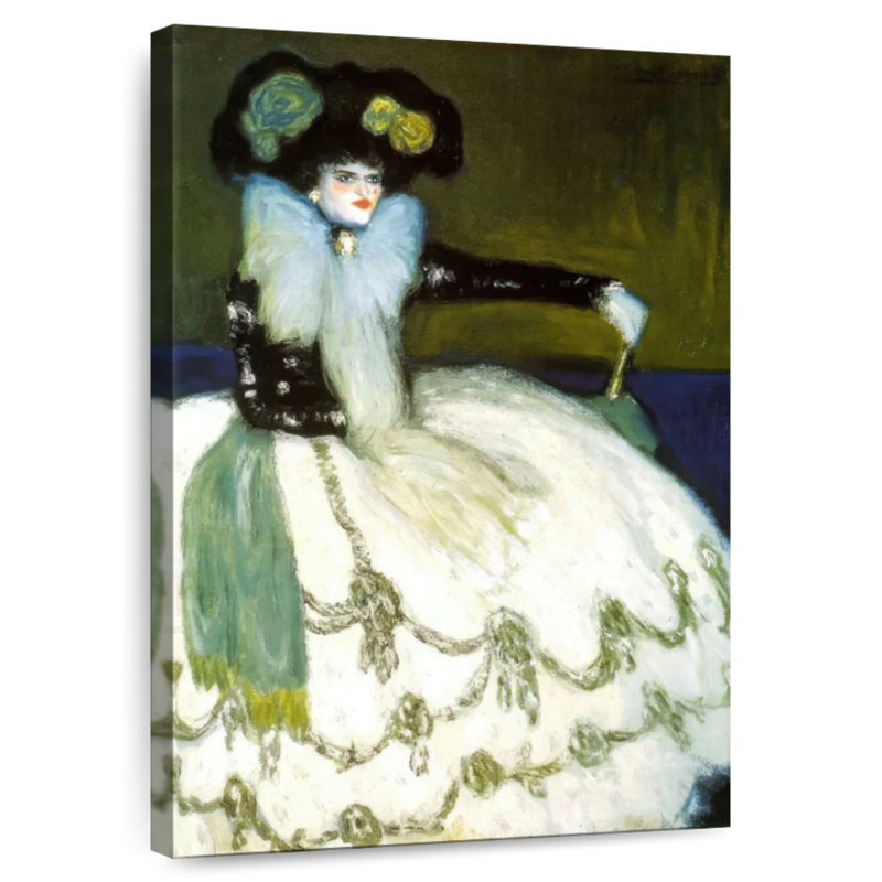 Femme de la Navette en bleu - 1901, H 36 po x l 24 po