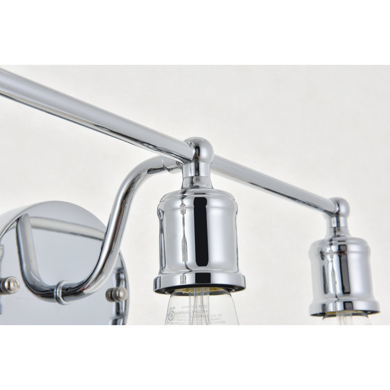 Sumas Dimmable Armed Sconce, 5.6" H x 15.4" W x 15.4" D, Black/Brass, 3 Lights