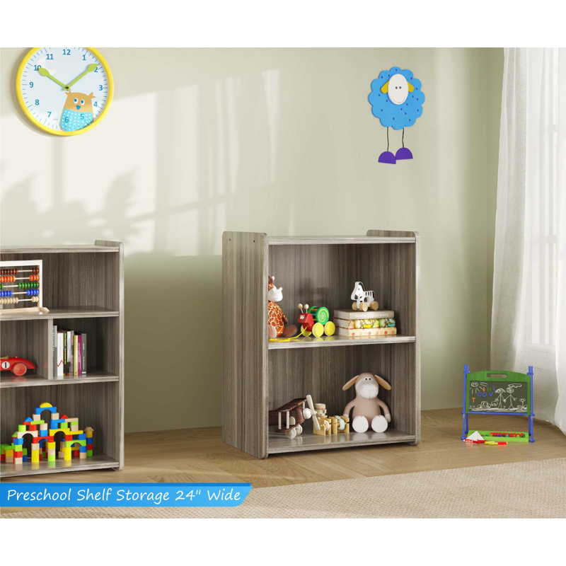 Rayonnage Tot Mate Preschool, Oui, H 30,5 po x l 24 po x P 15 po, Gris orme ombré