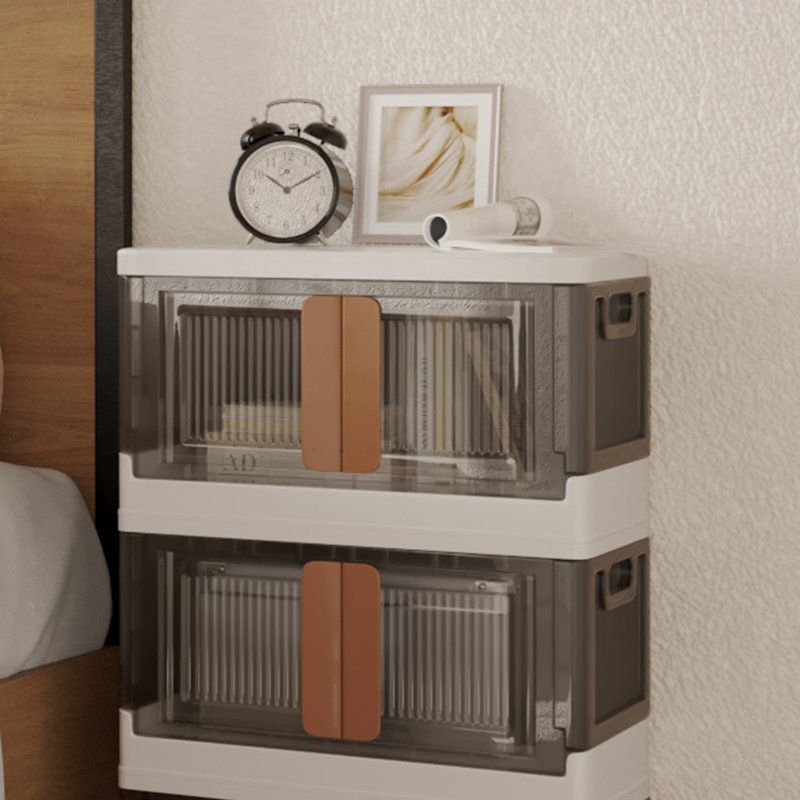 Marthony Plastic Collapsible Storage Bin Organizers