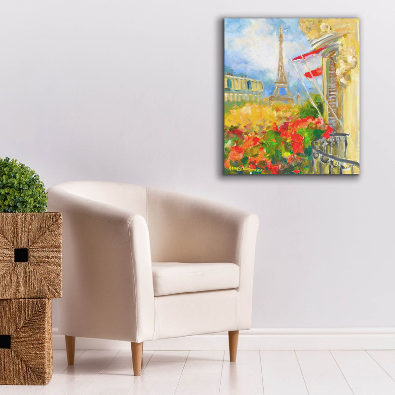 Toile épique Graffiti «Tower balcon» par Allayn Stevens, 26 po x 30 po, H 30 po x l 26 po