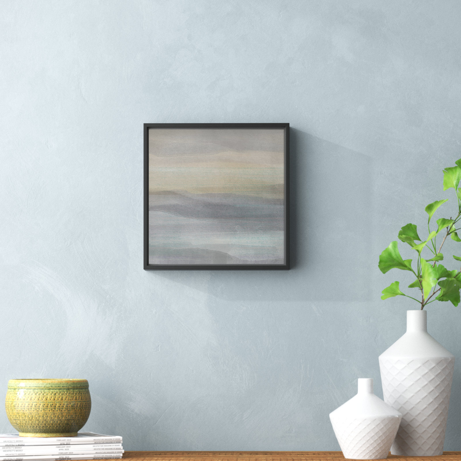 Concept Of Life, 13.5" W x 13.5" H, Black